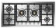 Ilve® Professional Plus II 48'' Stainless Steel Natural Gas Gas Cooktop with Satin Trim-0