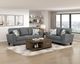 Homelegance® Lemond Dark Gray Loveseat-1