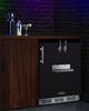 Summit® 5.3 Cu. Ft. Black Built-In Beer Kegerator-2