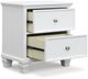 Signature Design by Ashley® Fortman White Nightstand-2
