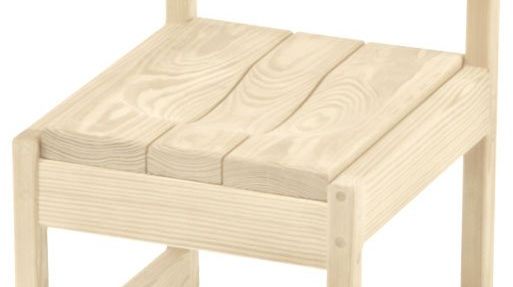 Crate Designs™ Furniture Unfinished 3 Position Chair-1