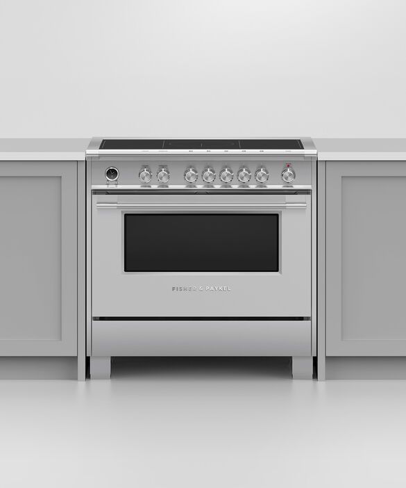 Fisher & Paykel Series 9 36" Stainless Steel Freestanding Induction Range