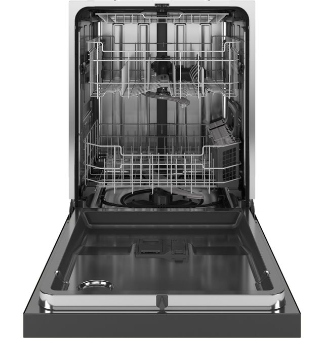 GE® 24" Slate Front Control Built-In Dishwasher-2