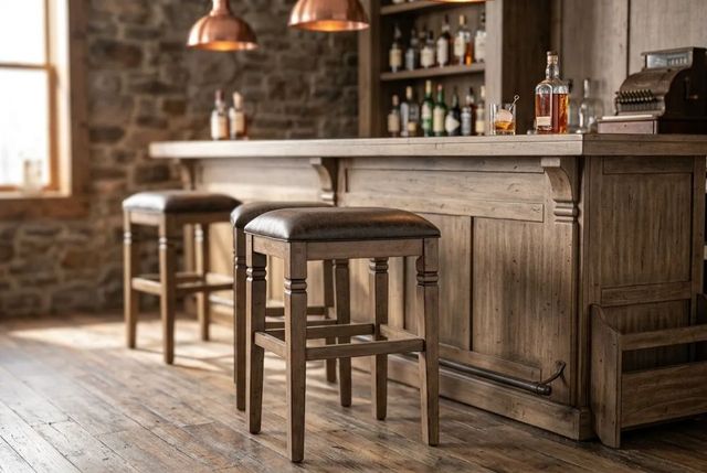 Sunny Designs™ Doe Valley Buckskin 30" Backless Bar Stool-1