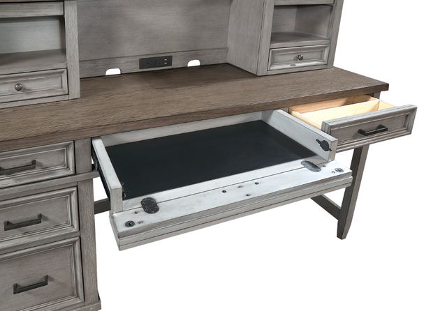 aspenhome® Caraway Aged Slate Credenza Desk-2