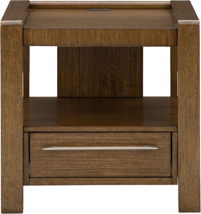 Signature Design by Ashley® Marxmore Brown Square End Table-1