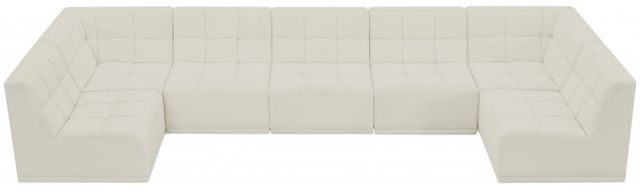 Meridian Furniture Relax 7-Piece Cream Modular Sectional-3