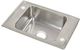 Elkay Celebrity® Brushed Satin Stainless Steel 25" x 17" x 7" 2LM-Hole Single Bowl Drop-in Classroom Sink-0