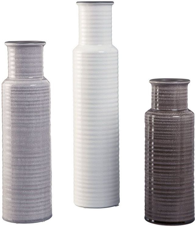 Signature Design by Ashley® Deus 3-Piece Multi-colored Vase Set-0
