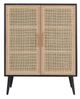 A & B Home Beige/Black Cabinet-1