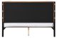 Meridian Furniture Abigail Cognac/Black King Upholstered Panel Bed-3