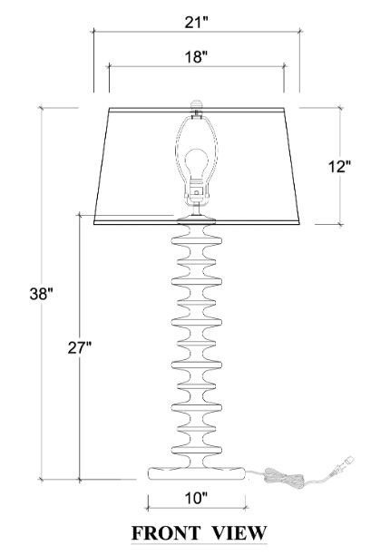 Bramble Customizable Milano Table Lamp-1