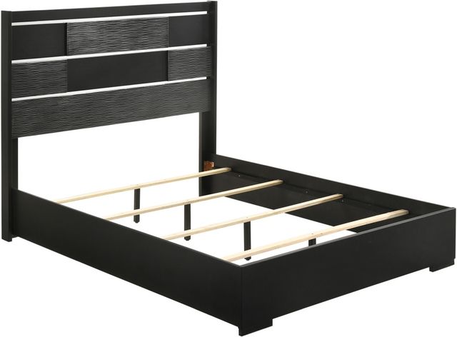Coaster® Blacktoft 4-Piece Black King Bedroom Set-1