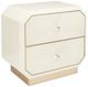 Michael Amini® La Rachelle Medium Champagne 2-Drawer Nightstand-0