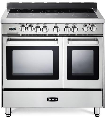 Verona 36 Stainless Steel Double Oven Free Standing Electric Range Carmona s Appliance Center Redding CA