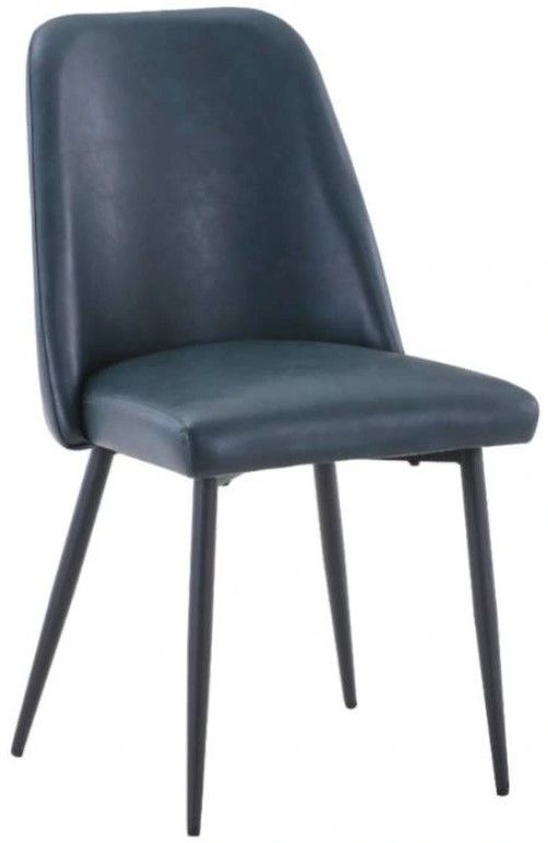 Jofran Inc. Urban Archive Maddox Blueberry Upholstered Dining Side Chair-0