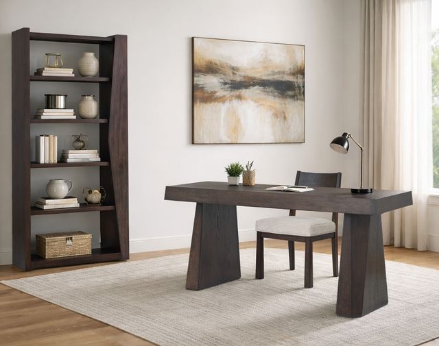 Magnussen Home® Tauren Coffee Bean Brown Writing Desk-1