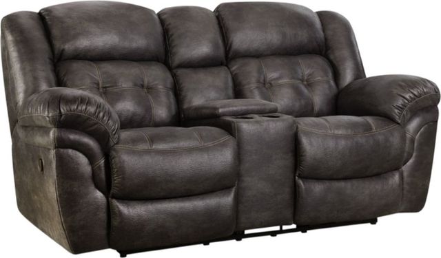HomeStretch Frontier Charcoal Manual Reclining Loveseat-0