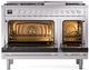 Ilve® Professional Plus II 48" Stainless Steel Pro Style Dual Fuel Range-1