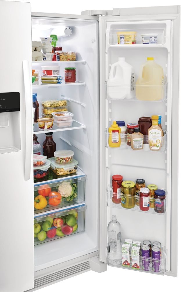 Frigidaire® 36 in. 25.6 Cu. Ft. White Side-by-Side Refrigerator-7