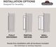 Napoleon Astound™ FlexMount Series 50'' Black Wall Mounted Electric Fireplace-5