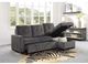 Mazin Furniture Carolina 2-Piece Dark Gray Reversible Pullout Sleeper Sectional and Storage Chaise-4