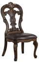 Furniture of America® Leovanni 2-Piece Dark Brown Side Chair Set-0