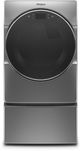 Whirlpool® 7.4 Cu. Ft. Chrome Shadow Front Load Gas Dryer-2