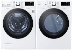 Ensemble de buanderie à chargement frontal LG® - Blanc