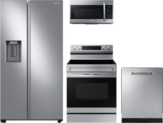 Samsung 4 Piece Kitchen Package-Stainless Steel-0