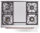 Ilve® Nostalgie II Series 36" Stainless Steel Pro Style Dual Fuel Range-2