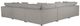 Jackson Furniture Posh 6-Piece Dove Modular Sectional-2
