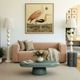 TOV Furniture Alder Peach Chenille Sofa-1
