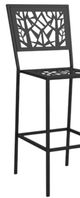 Homecrest™ Outdoor Living Customizable Echo Steel Outdoor Stackable Armless Bar Stool-1