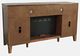 Jofran Inc. Painted Canyon Brown Fireplace Media Console-4