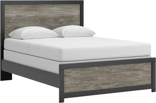 Signature Design by Ashley® Broachmyn 4-Piece Black/Gray Full Panel Bedroom Set-2