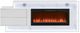 Global Furniture USA Kira White Entertainment Unit with Bluetooth Speaker and LED-3