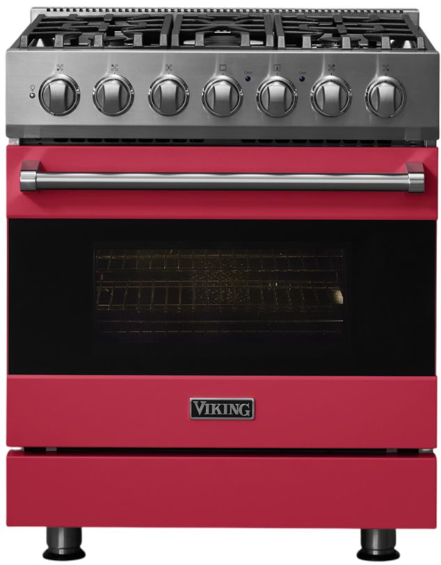 Viking® 3 Series 30" Valentine Pro Style Natural Gas Range-3