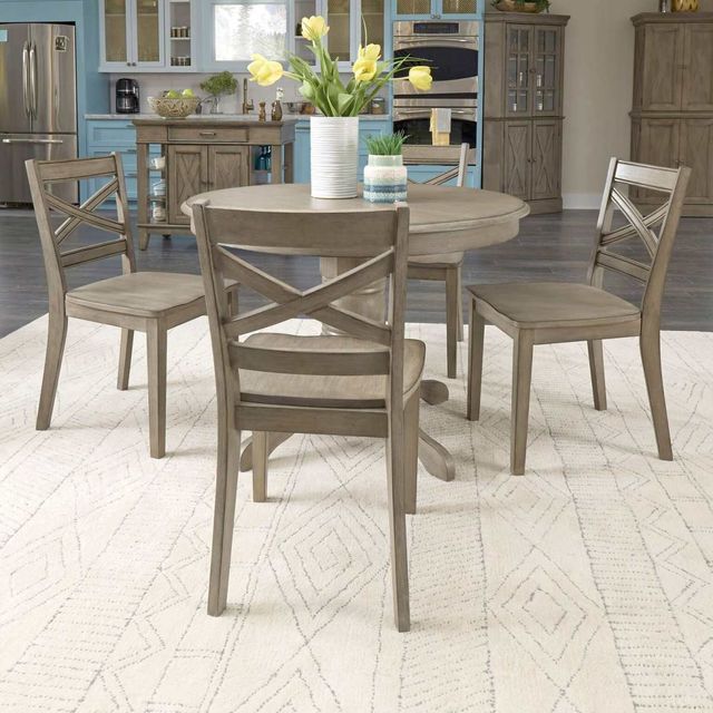 homestyles® Mountain Lodge 5-Piece Gray Dining Set-1