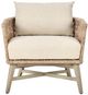 Classic Home Collins Natural/Sand Olefin/Synthetic Rope Outdoor Accent Chair-1