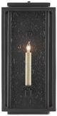 Currey & Company Wright Midnight Small Outdoor Wall Sconce-1
