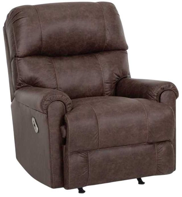 Franklin™ Captain Outlier Walnut Power Rocker Recliner-0