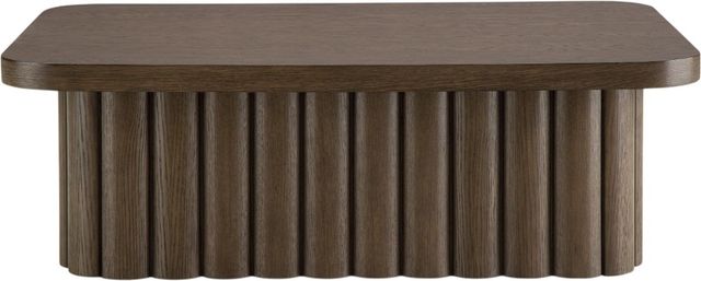 Signature Design by Ashley® Darimore Burnished Brown Rectangular Cocktail Table-1