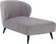 TOV Furniture Maliah Grey Pleated Velvet Settee-0