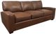USA Premium Leather Furniture 4800 Almond Sofa-0