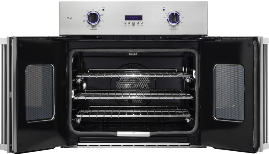 Viking® 7 Series 30" Blush Electric Single French-Door Oven-2