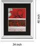 Classy Living Jasmin Zara Copley Sumptuous Red 34" Wall Art-2