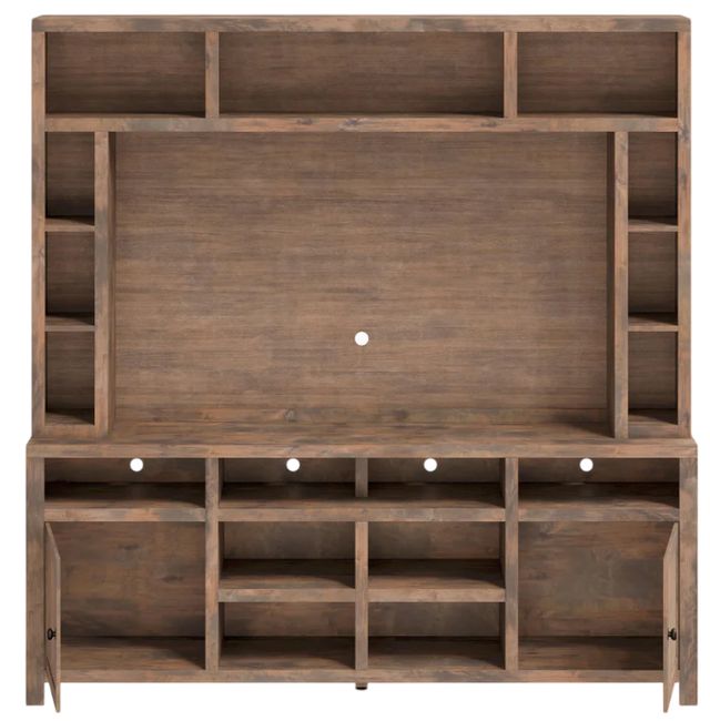 Legends Home Joshua Creek Barnwood  Entertainment Center-2
