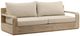 Dovetail Furniture Lucrecia Gray/Sand Olefin/Teak Outdoor Sofa-0