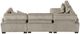 Homelegance® Traverse 4-Piece Taupe L-Shape Modular Sectional-4